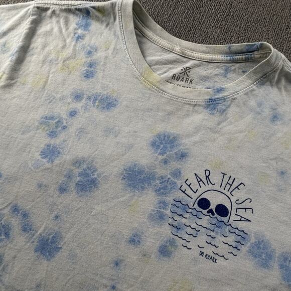 Roark Revival Shirt Adult Extra Large Tie Dye Short Sleeve Casual Outdoor Men's - Picture 8 of 14